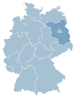 Stilisierte politische Deutschlandkarte, die die 16 Bundesländer zeigt.